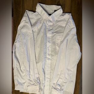 Nautica White Casual Button Down Shirt